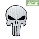 Patch ecusson the punisher frank castle t�te de mort (r�f 4) - thermocollant