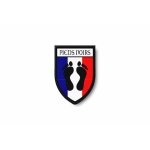 Patch patches emblem iron on glue print flag world french pieds noirs