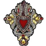 Patchs en strass en cristal perl� (2 pi�ces) - applique de broderie diy