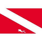 Pavillon de plong�e international 2 - 29x17cm - sticker / autocollant