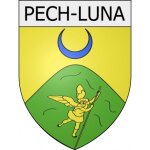 Pech - luna 11 ville stickers blason autocollant adh�sif - taille : 8 cm