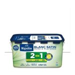 Peinture 2 en 1 murs et plafonds - blanc satin - ripolin - 2, 5 l Peinture 2 en 1 murs et plafonds - blanc satin - ripolin - 2, 5 l