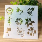 Modle de peinture artistique pour enfants, bricolage, dessin creux, pulvrisation, graffiti peint a ...