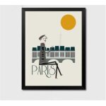 Peinture de dcoration nordique, images murales de villes clbres du monde de new york, rome, venise, ...