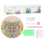 Peinture au diamant d�coration lumi�re led fait main lampe de nuit d�corative pour chambre a coucher ...