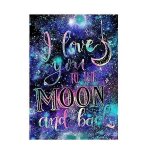 Peinture au diamant de lettre bricolage strass maison peinture murale comme sur la photo
