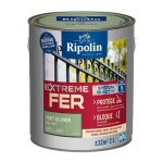 Peinture fer - ripolin - 396707 - vert olivier - brillant - 2 l