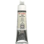Peinture a l'huile pour artistes 84 couleurs peinture professionnelle 45ml tube(104 blanc zinc)
