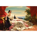 Peinture a l'huile sur toile pour femmes, impression artistique, classique, cour noble, livraison gratuite ...