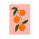 Peinture murale abstraite de fruits et de citron orange, affiches et imprimés d'art de cuisine, décoration ... Peinture murale abstraite de fruits et de citron orange, affiches et imprimés d'art de cuisine, décoration ...