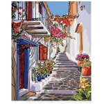 Peinture par numéros art peinture a lâ¿huile grec escaliers salon chambre a coucher décoration de la ... Peinture par numéros art peinture a lâ¿huile grec escaliers salon chambre a coucher décoration de la ...