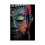Peinture sur toile ancienne de religion indienne bouddhisme, affiches et imprims de statue de bouddha, ...