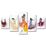 Peintures sur toile d'art mural, affiches de danse en corail zephyr et imprim�s, images modernes pour ...