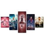 Peintures sur toile d'art mural, affiches et imprims de champions de football, images modernes pour ...