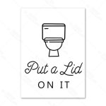 Peinture sur toile d'art mural, affiche nordique, papier toilette, dentifrice, brosse a dents, citations ...