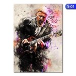 Peinture sur toile avec camion de guitare, affiches et imprims d'art mural, dcor de salon, sans cadre ...