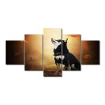 Peinture sur toile de chien, affiche d'art mural imprim�e, peinture d�corative de salon, d�coration de ...