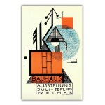 Peinture sur toile avec figurines gomtriques, affiche d'art murale, dcoration murale, bureau, salon, ...