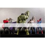 Peinture sur toile imprimée de super héros marvel avengers, affiche de pipi drôle, hulk spiderman, décoration ... Peinture sur toile imprimée de super héros marvel avengers, affiche de pipi drôle, hulk spiderman, décoration ...