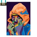Peinture sur toile pour jeune rappeur, affiches et imprims, tableau d'art mural pour dcor de salon, ...