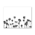 Peinture sur toile avec palmier tropical imprimé noir et blanc, décor mural de plage, affiche de paysage, ... Peinture sur toile avec palmier tropical imprimé noir et blanc, décor mural de plage, affiche de paysage, ...