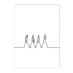 Peinture sur toile avec piano noir et blanc, dessin abstrait, art mural minimaliste, affiche nordique, ... Peinture sur toile avec piano noir et blanc, dessin abstrait, art mural minimaliste, affiche nordique, ...
