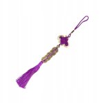 Pendentif en cuivre avec n?ud chinois pour voiture, dcoration suspendue avec pompon