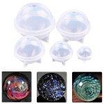 Pendentif en résine de silicone rond boule ronde de 5 taille faisant bricolage Pendentif en résine de silicone rond boule ronde de 5 taille faisant bricolage