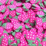 Perles de fruits / fleurs en flocons pour la fabrication de bijoux, 15 pi�ces, 20mm, couleur, perles ...