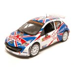 Peugeot 207 s2000 ypres rally 2009 - mod�le presse 1 / 43