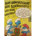 Peyo - schtroumpf n13 - bon anniversaire