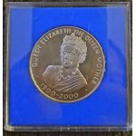 Piece commémorative 50 pence queen elizabeth 2 st helena 1900 / 2000 Piece commémorative 50 pence queen elizabeth 2 st helena 1900 / 2000