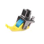 Pied presseur a roulettes pour machine a coudre industrielle, a