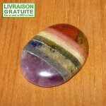 Pierre de souci 7 chakras 3, 7 cm x 2, 8 cm 14, 67 gr lithoth�rapie (r�f 2)