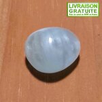 Pierre roul�e aigue - marine de madagascar 2, 35 cm 10, 01 gr lithoth�rapie (r�f 2)