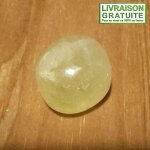 Pierre roul�e citrine naturelle du br�sil 2, 4 cm 18, 55 gr lithoth�rapie (r�f 8)