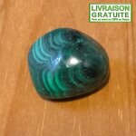 Pierre roul�e malachite de zambie 2, 5 cm 17, 30 gr lithoth�rapie (r�f 5)