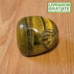 Pierre roul�e oeil de tigre d'afrique du sud 2, 9 cm 31, 56 gr (r�f 5)