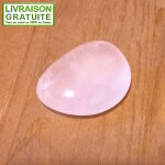 Pierre roul�e quartz rose de madagascar 3, 2 cm 17, 02 gr lithoth�rapie (r�f 1)