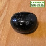 Pierre roul�e tourmaline noire du br�sil 2, 3 cm 14, 30 gr lithoth�rapie (r�f 6)