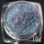 Pigment holographique de poudre de mica de caméléon de changement de couleurs de chrome, résine d'élection, ... Pigment holographique de poudre de mica de caméléon de changement de couleurs de chrome, résine d'élection, ...