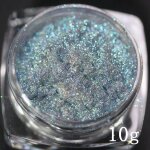 Pigment holographique de poudre de mica de caméléon de changement de couleurs de chrome, résine d'élection, ... Pigment holographique de poudre de mica de caméléon de changement de couleurs de chrome, résine d'élection, ...