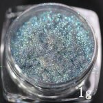Pigment holographique de poudre de mica de caméléon de changement de couleurs de chrome, résine d'élection, ... Pigment holographique de poudre de mica de caméléon de changement de couleurs de chrome, résine d'élection, ...