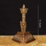 Pilon de bouddha vajra bouddhiste antique, ustensile feng shui, ornement rtro tte de cheval, crne ...