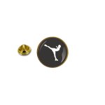 Pins pin badge pin's metal avec pince papillon patinage artistique