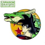 Pin's pins m�tal manga dragon ball son goku et shenron anime