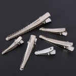 Pinces a cheveux en alligator 25 60mm, 50 pices, pour la fabrication de bijoux, epingle a cheveux avec ...