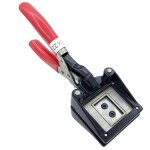 Pince coupante pour photo, 5 cm, pour carte d'identit, passeport, permis de conduire (rouge et noir) ...