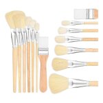 Pinceau de vadrouille pour la peinture acrylique, pinceau de m�lange polyvalent pinceaux pour la peinture ...