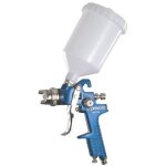 Pistolet de peinture par gravité alu anodisé bleu pneumatique 0, 6l prevost car go 41 Pistolet de peinture par gravité alu anodisé bleu pneumatique 0, 6l prevost car go 41